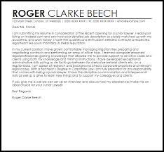 Lawyer responsibilities depend on client needs and on the area of law they are specialized in. Junior Lawyer Cover Letter Sample Cover Letter Templates Examples