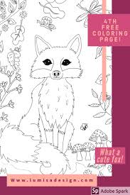The first is labeled download which will prompt you to download the pdf version of this coloring page. Cute Fox Coloring Page Printable Lumisadesign