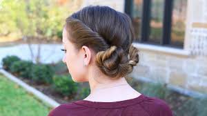 Take into consideration that where you place the ponytail will determine your bun's final position. How To Create Twistback Buns In Your Hair Vintage Hairstyle Tutorials Youtube