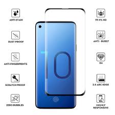 Shieldview glass resists dirt, smudges, and fingerprints. Samsung Galaxy S10 Plus 3d Curved Tempered Glass Screen Protector Black Walmart Com Walmart Com
