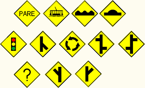Street Sign Diamond Shape Examples Question Mark Yellow Street Signs Road Signs Signs