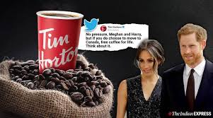 I'd give it three and a half stars if yelp would let me. Canadian Restaurant Chain Tim Horton Faces Backlash After Offering Free Coffee To Prince Harry Meghan Markle Trending News The Indian Express