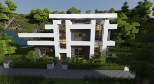 Small, dirty shacks becomes beautiful villas, simple. Most Popular 36 Modern House Design Minecraft