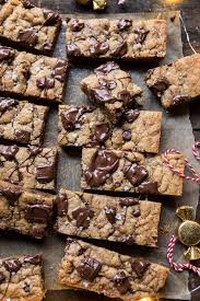 Salted Milk Chocolate And Peanut Butter Blondies Half Baked Harvest Recipe Half Baked Harvest Recipes Desserts Food