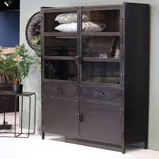 Livrare gratuita in chisinau si in toata moldova. Vitrine Nick Industrial Design Metall 4 Turig Gratis Versand Livin24