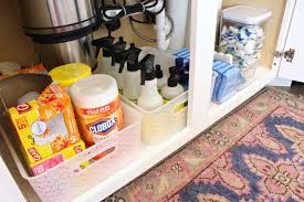sink kitchen cabinet organization ideas