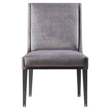 Andrew Martin Lowry Modern Classic Purple Wood Frame Dining Side Chair Side Chairs Dining Dining Chairs Side Chairs