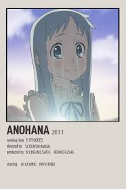 Anohana The Flower We Saw That Day Anime Films Anime Wall Art Movie Posters Minimalist
