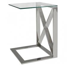 Zanui coffee table zenith coffee table yellowstone coffee table book zara home glass coffee table the crossed legs coffee table features a marble coloured round top and crossed gold coloured metal. Zenith Stainless End Table Metal Side Table Side Table