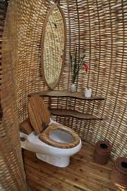 In A Basket Such A Great Idea By Ibiku Banheiros Sustentaveis Casas De Bambu Arquitetura De Bambu