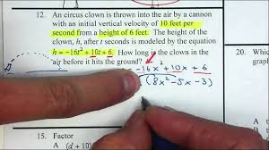 See full list on physicsclassroom.com Algebra 1 Vertical Velocity P14 Youtube