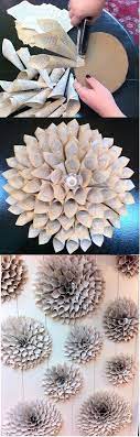 12 Awesome Wall Decor Ideas To Make Up Your Home Diy Blog New Decorating Ideas Old Book Crafts Diy Old Books Crafts