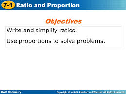 Illustrative mathematics grade 7 open up resources ourunit 7 lesson 1more resources available at: Holt Geometry 7 1 Ratio And Proportion 7 1 Ratio And Proportion Holt Geometry Warm Up Warm Up Lesson Presentation Lesson Presentation Lesson Quiz Lesson Ppt Download