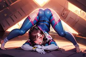 D.va in Jack o pose - Rule 34 AI Art