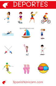 Vocabulario para los deportes learn with flashcards, games and more — for free. Vocabulario De Los Deportes Con Actividades Interactivas