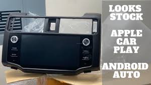 This new unit has apple car play, android auto, and amazon alexa. The Best Looking 4runner Aftermarket Head Unit 9 Screen Apple Car Play Android Auto T8 Head Unit Youtube