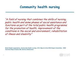 A Community Health Nurse