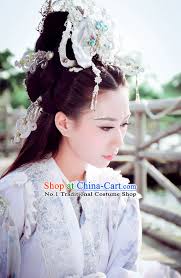 Chinese Classical Fei Tian Flying Angel Sexy Halloween Costumes Complete  Set for Women