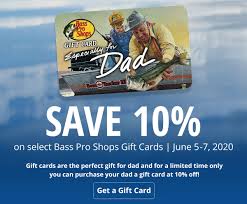 Ships from and sold by aci gift cards llc, an amazon company. Bass Pro Shops Act Fast Save On Gift Cards For Dad Milled