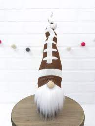 Handmade Football Gnome Diy Gnome Making Pattern And Tutorial Home Sweet Gnome Gnomes Gnomes Crafts Diy Gnomes
