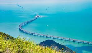 Bagaimana rasanya ya melaju di atas jembatan terpanjang di dunia? Hong Kong Zhuhai Macau Bridge Jembatan Penyebrangan Laut Dan Terowongan Terpanjang Di Dunia