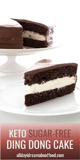 The Famous Keto Ding Dong Cake Low Carb Chocolate Cake Low Carb Chocolate Ding Dong Cake