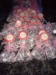 Hershey Kisses And Thank You Lollipop Favors Lollipop Favors Baby Shower Favors Baby Shower