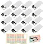70 Pack White Slide Top Tin Containers - Mini Metal Boxes For DIY & Crafts