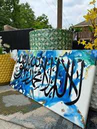 Make islamic calligraphy paintings