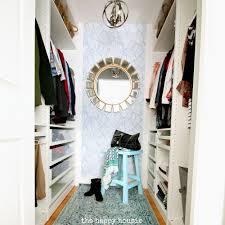 At the end, i hung a full length mirrored jewelry cabinet. Diy An Organized Closet Big Or Small With The Ikea Pax Wardrobe System The Happy Housie