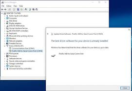 Click yes when prompted for permission from user account control. Prolific Usb Serial Windows 10 Forums