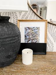 Includes plexiglass, secured backing, and attached hanging mechanism. Modern Dipped Photo Frame Bower Power