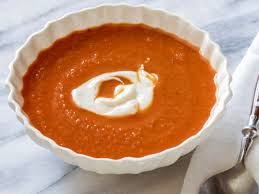 Orange Scented Chilled Tomato Soup Recipe Food Food Network Recipes Recipes