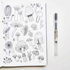 40 Mushroom Bullet Journal Theme Ideas My Inner Creative Bullet Journal Themes Bullet Journal Doodles Journal Themes