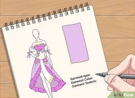 Just draw the style you like right over the template. How To Make A Fashion Design Notebook 13 Steps With Pictures