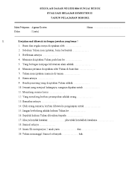Maybe you would like to learn more about one of these? Kisi Kisi Soal Mid Semester Sd Agama Kristen Kelas Jawabanku Id