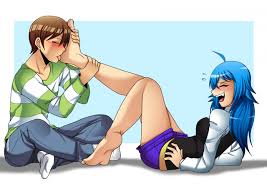 Enjoying Erias feet by Cyborg-Steve -- Fur Affinity [dot] net