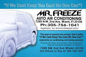 We have over 20+ years experience in servicing car and truck a/c's. Mr Freeze Auto Air Conditioning Inc Home Facebook