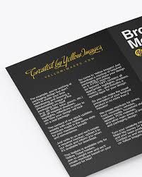 People usually don't adhere to the norms and duties that come along with their jobs and they do it just for the sake of doing it. Brochure Mockup In Stationery Mockups On Yellow Images Object Mockups