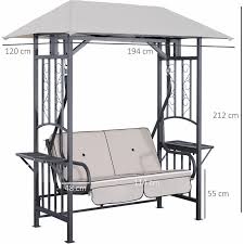 We also have kids playground sets and kids sand tables available to keep your kids busy outdoors while you finish your errands. Outsunny 2 Seater Wooden Garden Swing Chair Seat Hammock Bench Loveseat Furniture Lounger Bed With Canopy