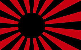 Black Rising Sun Flag By Teslapunk On Deviantart Rising Sun Flag Japanese Sun Tattoo Sun Rays Tattoo