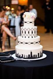 Chicago Skyline Wedding Cake Wedding Cakes Cake Skyline Wedding
