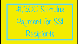 1 200 Stimulus Check For Ssi And Social Security Recipients Youtube