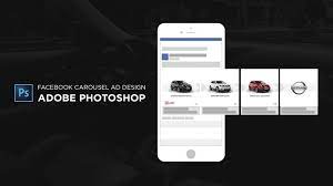 Facebook Carousel Ad Design In Adobe Photoshop Cc Tutorial Youtube
