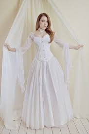 White Corset Dress Wedding Dresses Corset Renaissance Wedding Dresses Wedding Corset