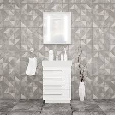 Vanity mirror with lights led makeup mirror magnifying mirror with light white! White 32 Wall Hung Bathroom Vanity Ceramic Counter Top Sink Bathroom Vanity Set Circle Smart Vanity Light Mirror 24 Inch Dimmable And Anti Fog Faucet And Pop Up Drain Include Tools Home Improvement Kitchen