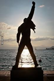 I See A Little Silhouette Of A Man This Freddie Mercury Statute Is Awesome Freddie Mercury Silhouette Human Silhouette