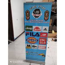 Roll up banner display aluminium portable ini sangat cocok ditempatkan di: Roll Up Banner Alumunium 60 X 160 Roll Up Berdiri Bahan Alumunium Standing Roll Up Stand Banner Shopee Indonesia
