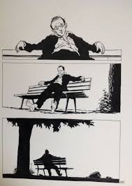 Un Peu De Bois Et D Acier Par Chaboute Planche Originale Art Et Illustration Mise En Page De Bd Illustrations De Bande Dessinee