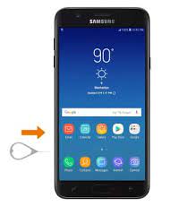 How to set sd card as default storage memory of samsung galaxy j7 duo: Samsung Galaxy J7 2018 J737a Insert Sim Memory Card At T